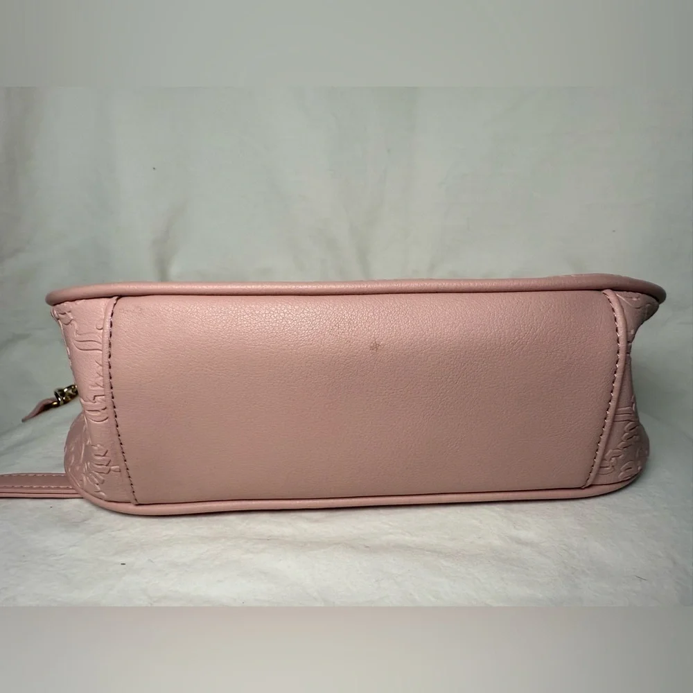 Juicy Couture Pink Diamond String of Pearls Rhinestone Hobo Crossbody